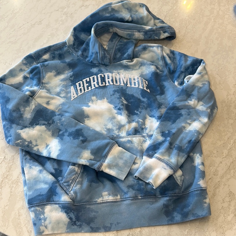 Tie dyed Abercrombie sweatshirt